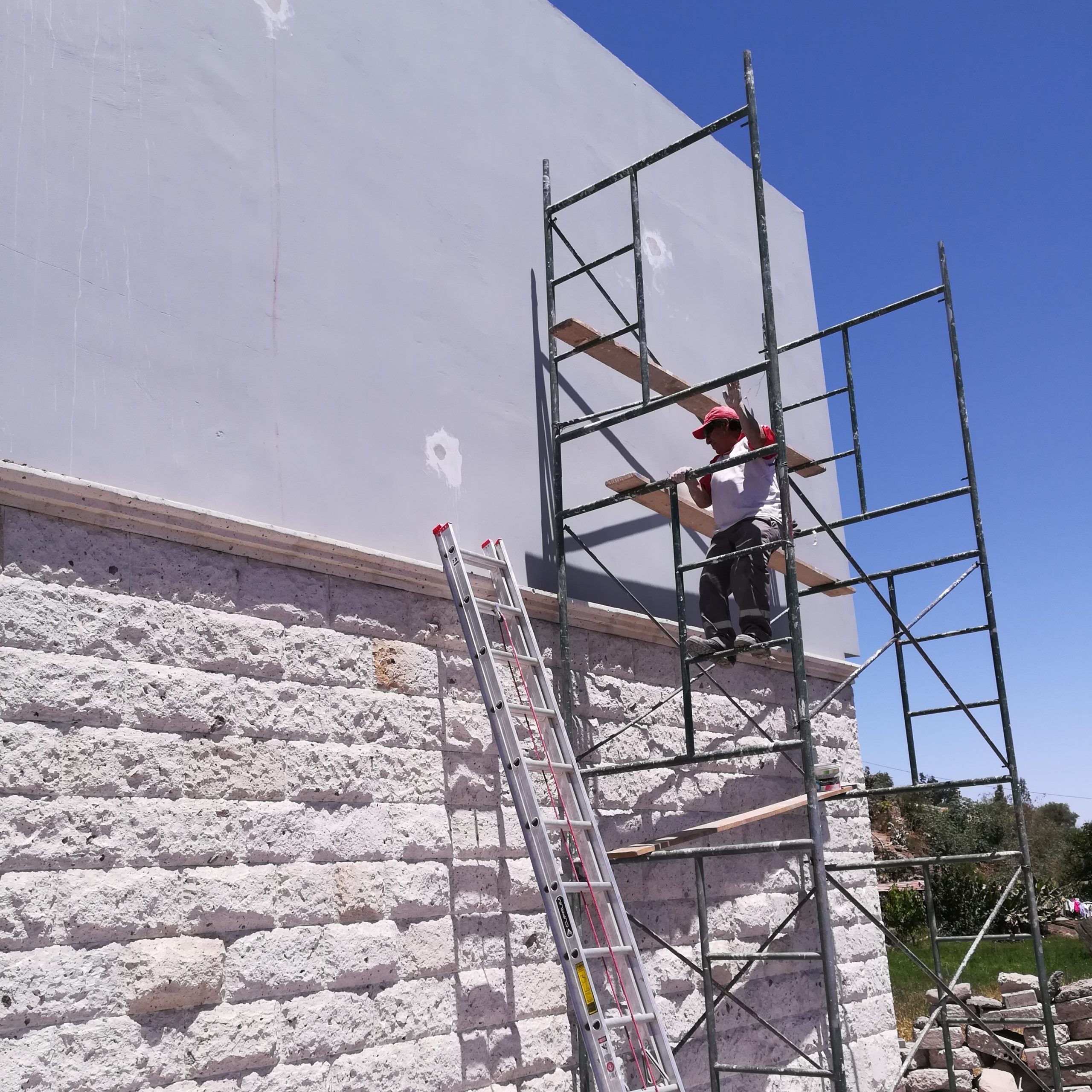 Instalación de piedra